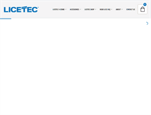 Tablet Screenshot of licetec.com.au